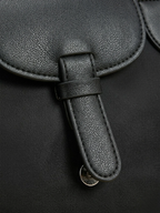 Sac Cabas en Nylon Zippé Noir Noir