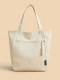 Sac Cabas en Toile Blanche Blanc