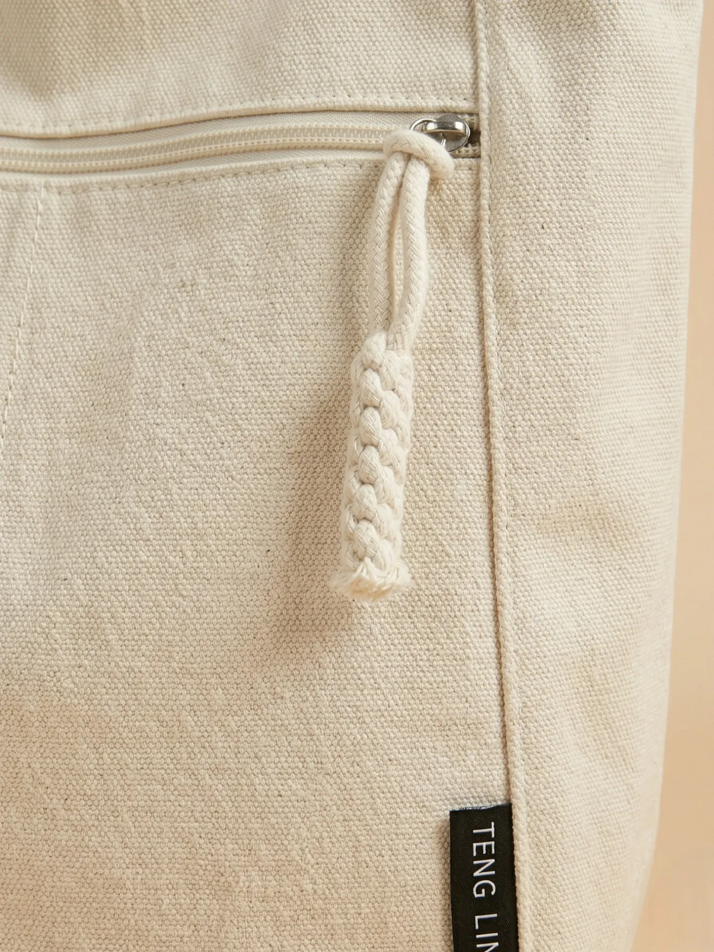 Sac Cabas en Toile Blanche Blanc
