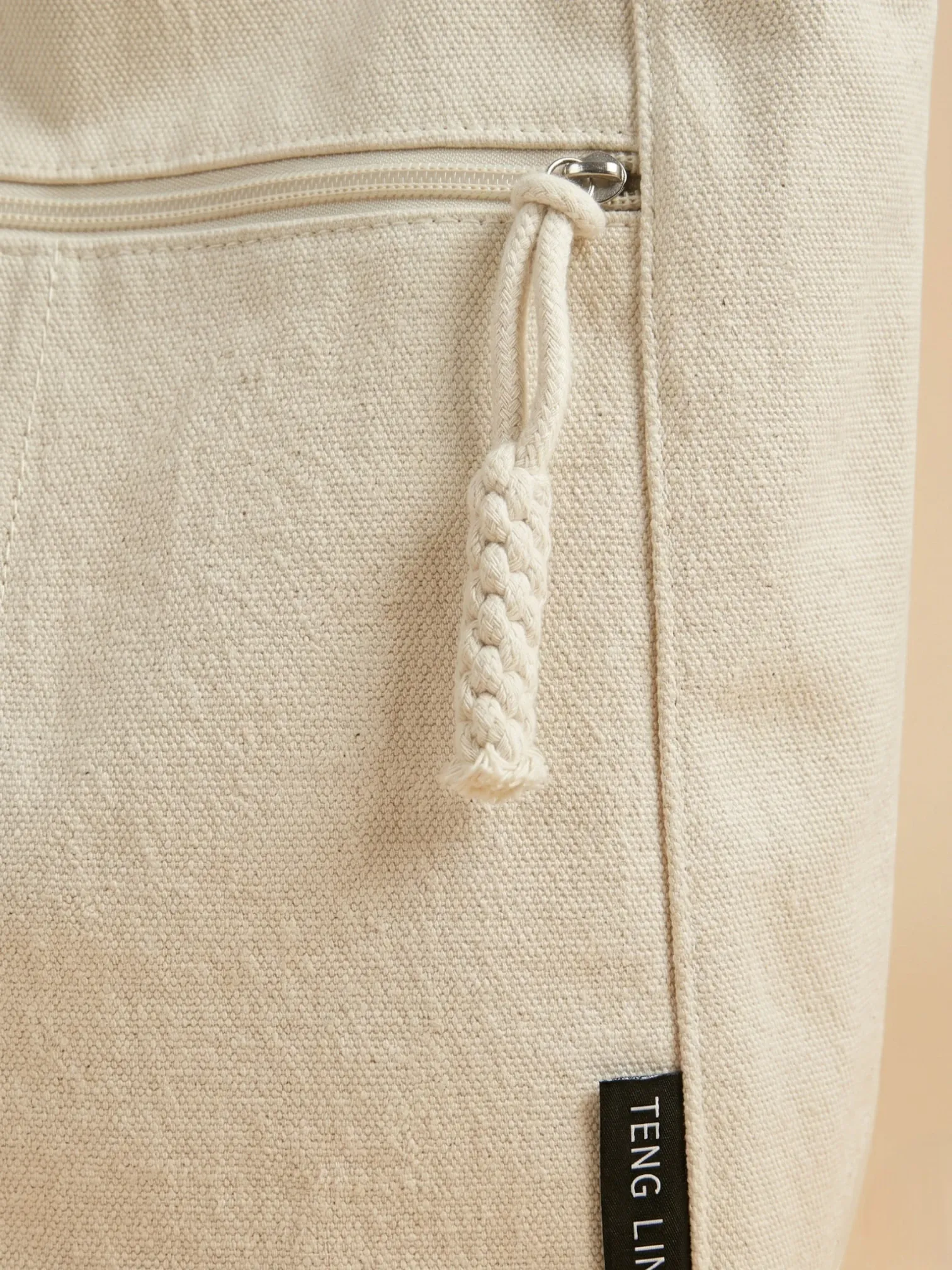 Sac Cabas en Toile Blanche Blanc