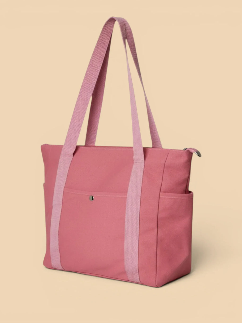 Sac Cabas en Toile Rose Rose