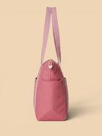 Sac Cabas en Toile Rose Rose