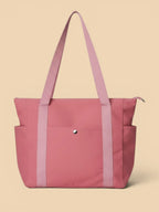 Sac Cabas en Toile Rose Rose