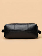 Sac Cabas Femme Cuir Vegan Souple Quotidien Noir