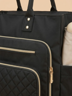 Sac cabas femme porte gourde ordinateur portable Noir / 16 pouces