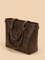 Sac cabas Fin en Cuir Vegan Café