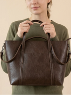 Sac cabas Fin en Cuir Vegan Café