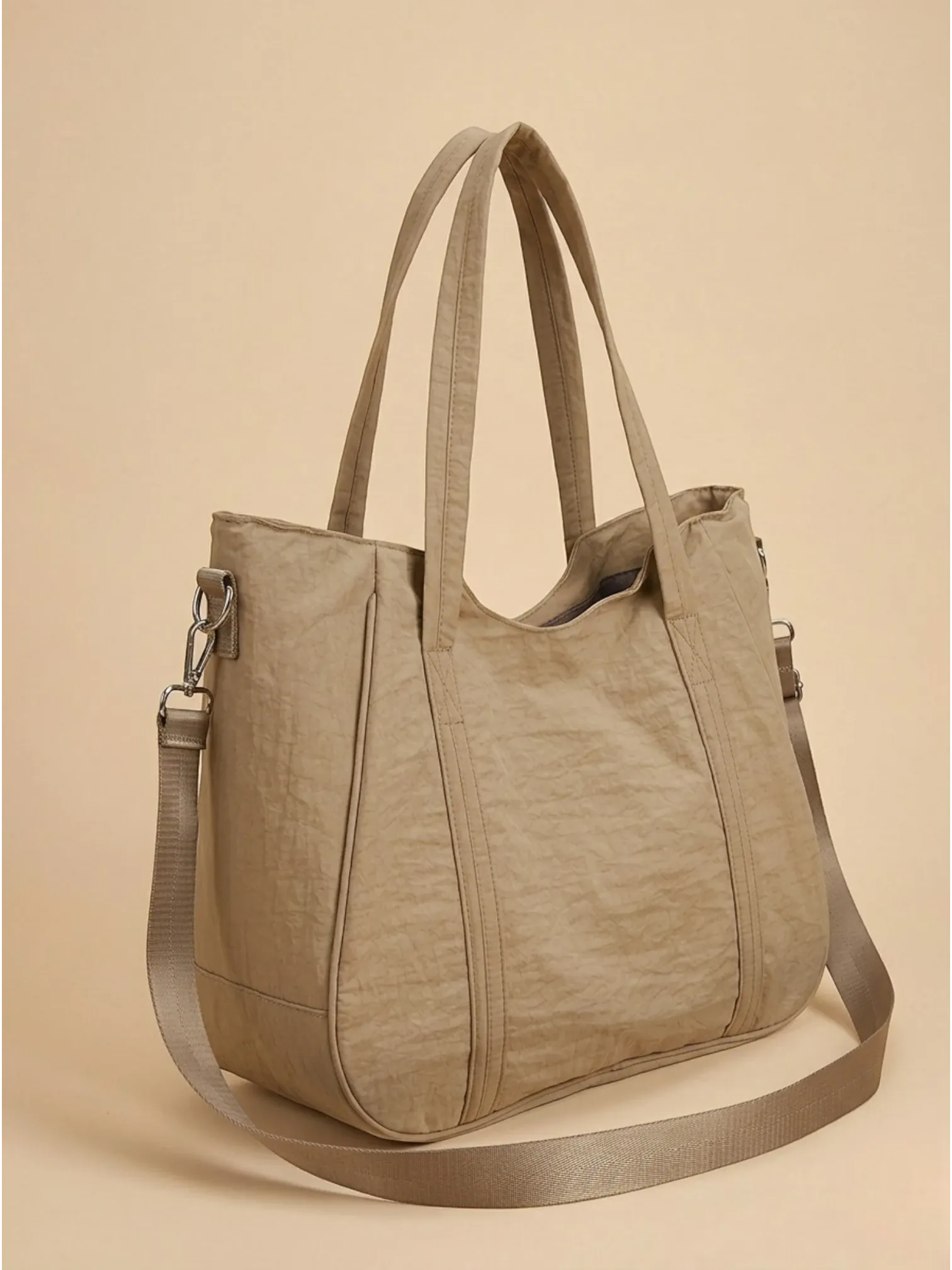 Sac Cabas Léger en Toile Kaki