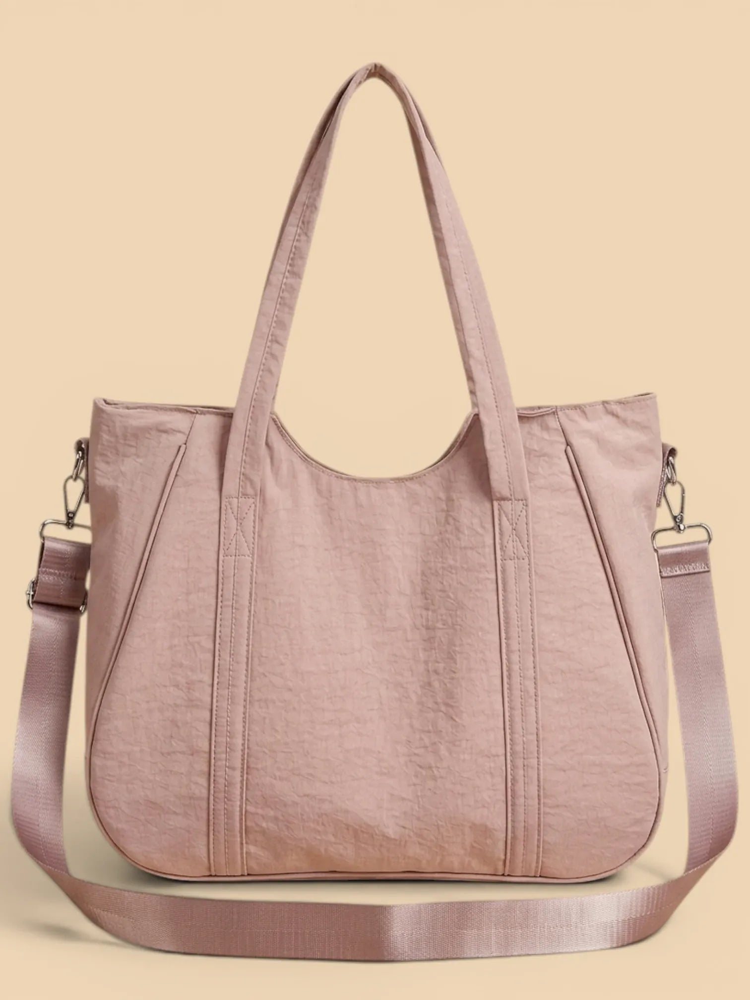 Sac Cabas Léger en Toile Rose
