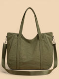 Sac Cabas Léger en Toile Vert
