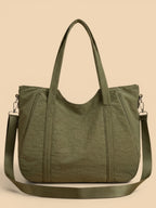 Sac Cabas Léger en Toile Vert