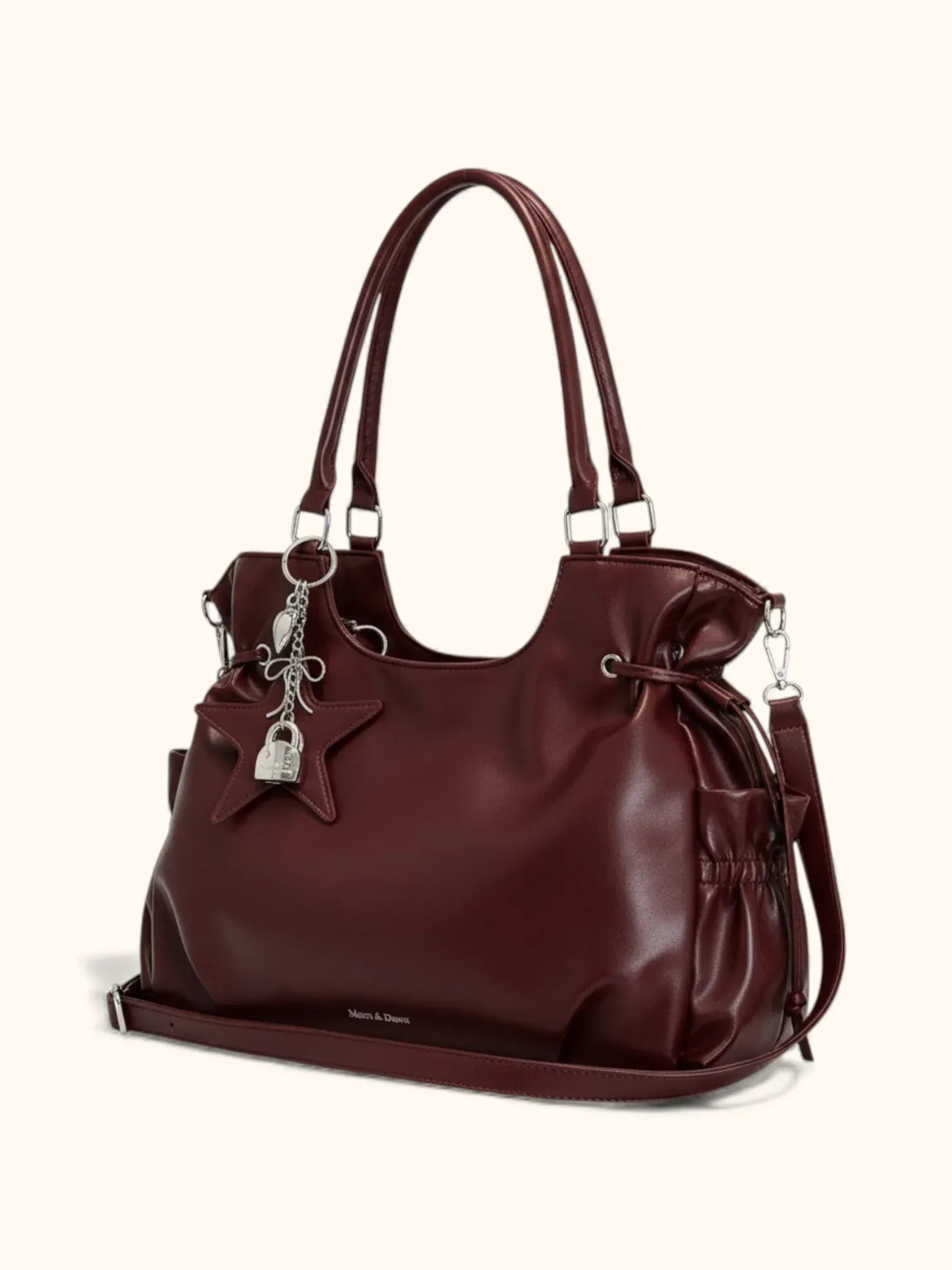 Sac Cabas Étoile Acajou / 40x11x25cm