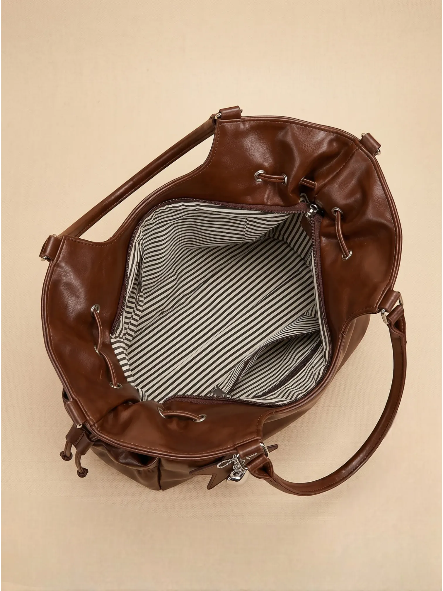 Sac Cabas Marron Étoile