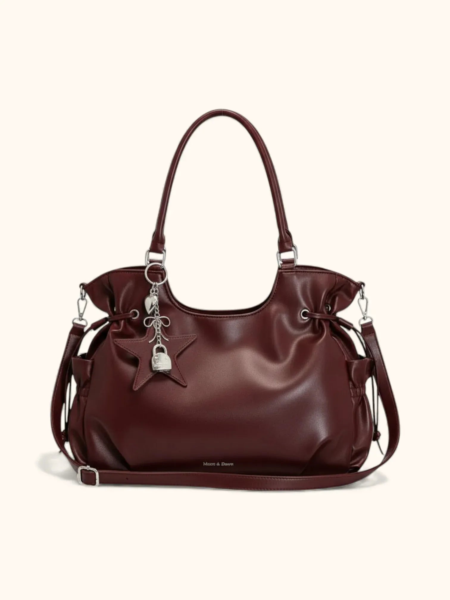 Sac Cabas Étoile Acajou / 40x11x25cm