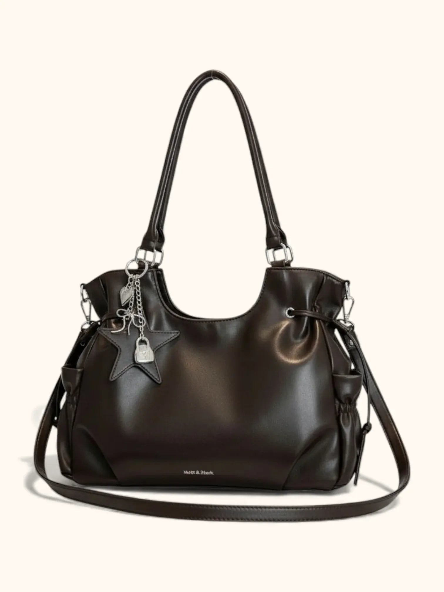 Sac Cabas Étoile Café / 40x11x25cm