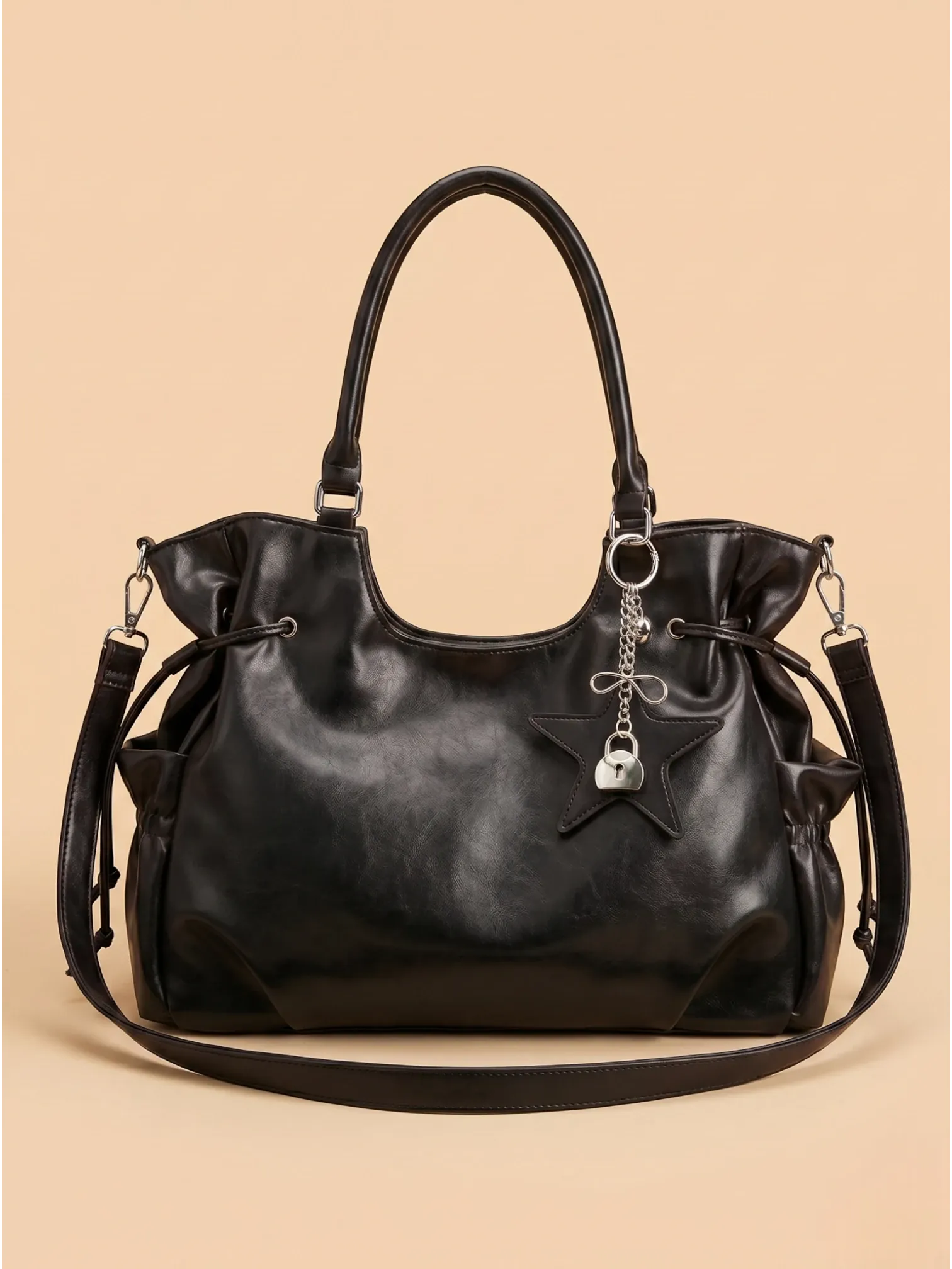 Sac Cabas Étoile Noir