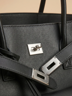 Sac Cabas Multipoches en Cuir Vegan Noir