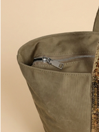 Sac Cabas Paillette Doré