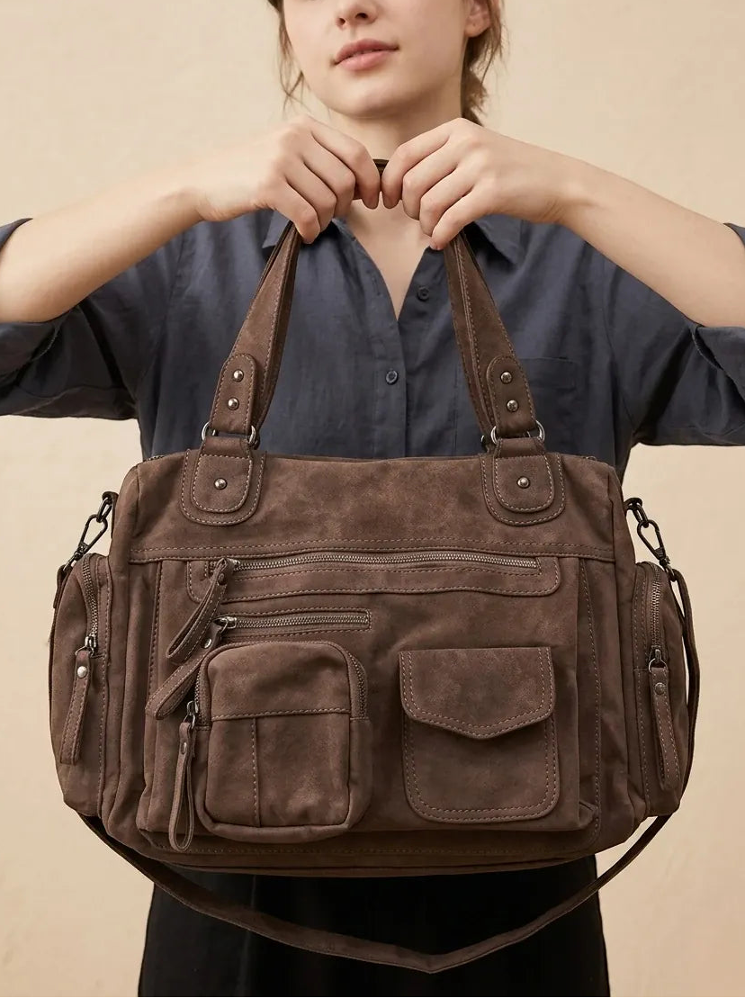 Sac Cabas Rebelle Y2K Marron