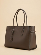 Sac Cabas Taupe Marron