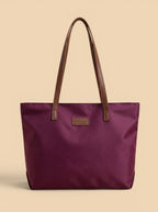 Sac Cabas Violet en Toile Violet