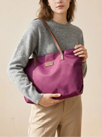 Sac Cabas Violet en Toile Violet