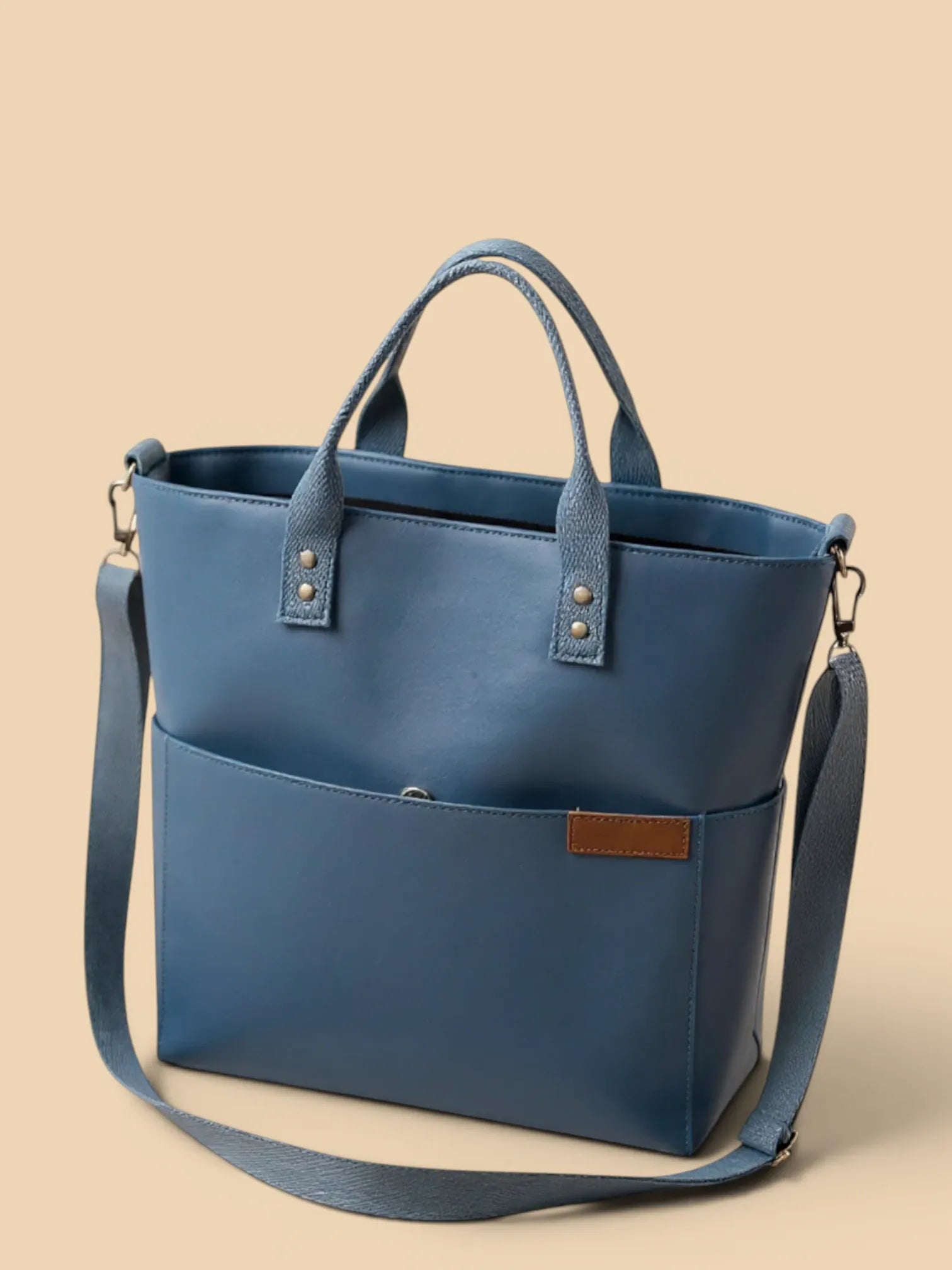 Sac de Cours avec Fermeture Bleu