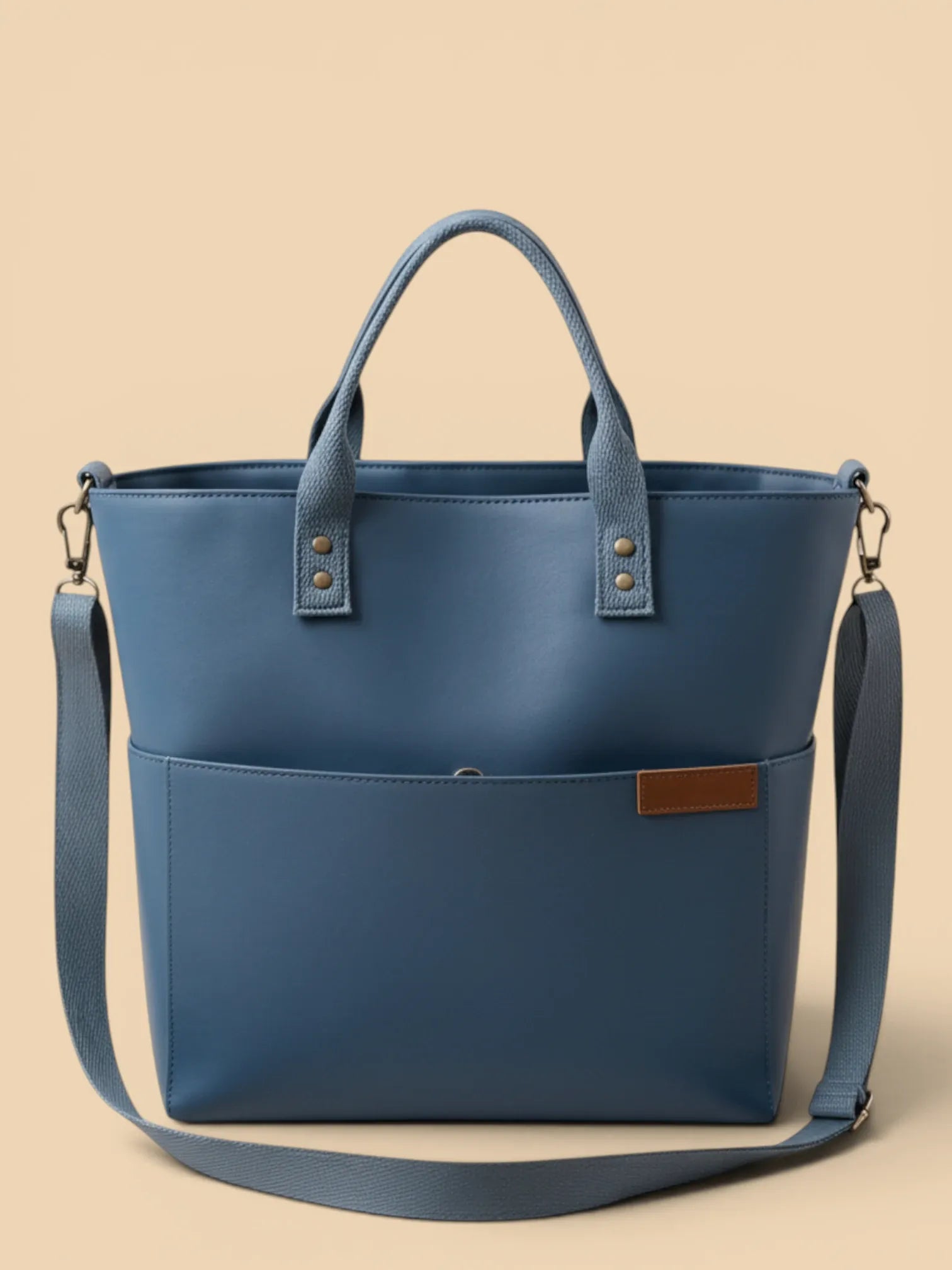 Sac de Cours avec Fermeture Bleu