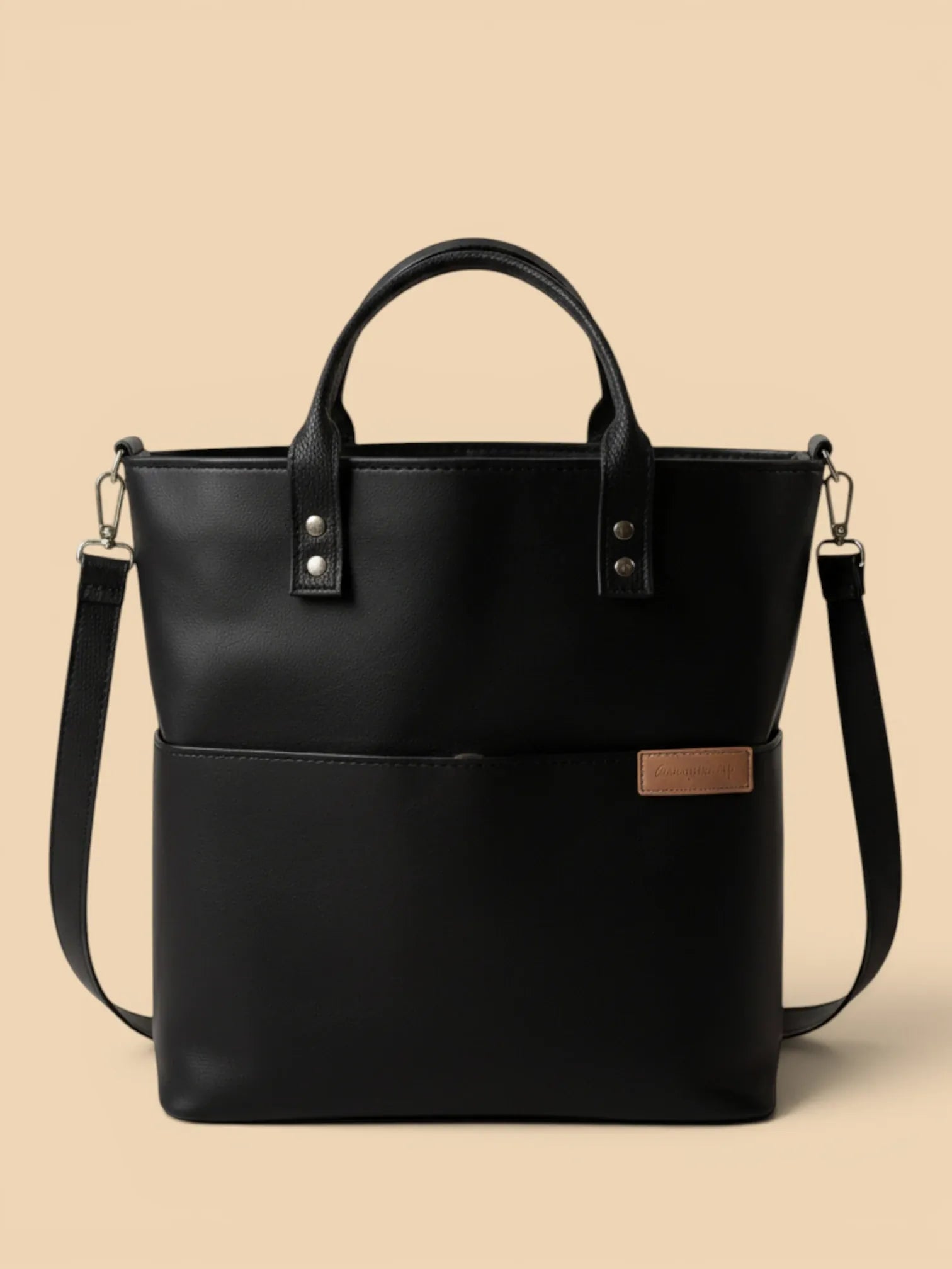 Sac de Cours avec Fermeture Noir