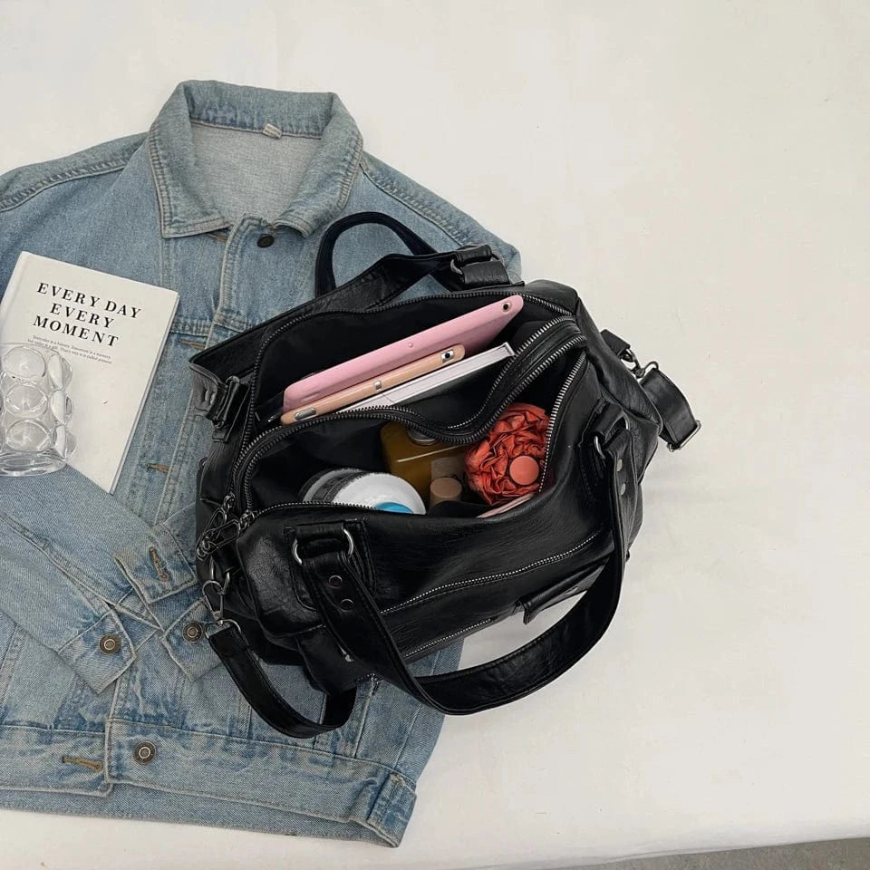 Sac de Cours Cuir Marron