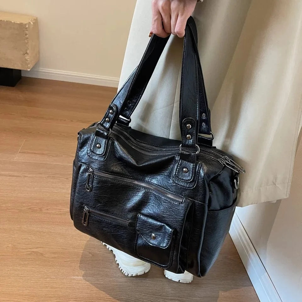 Sac de Cours Cuir Marron