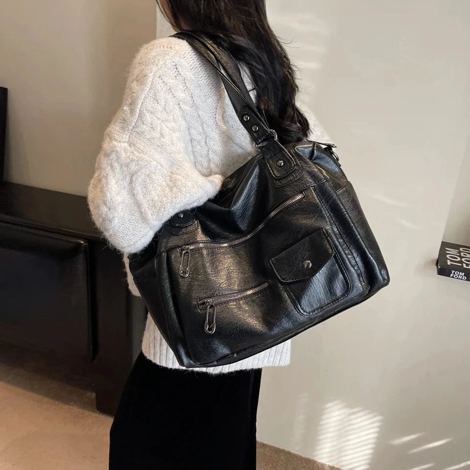 Sac de Cours Cuir Marron