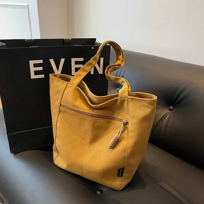 Sac de Cours Doré Doré / 34 x 30 x 17cm
