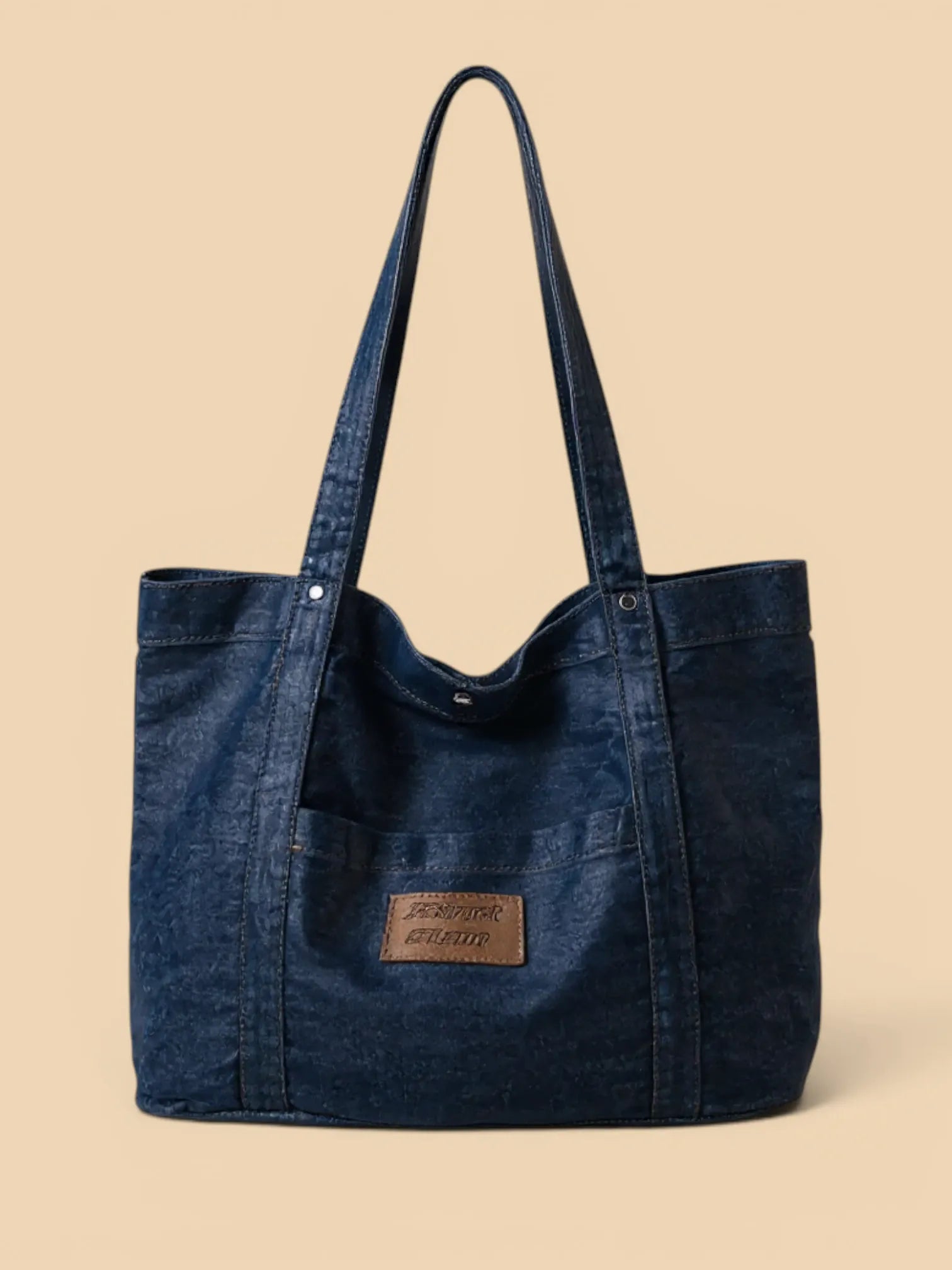 Sac de Cours en Jean Marine