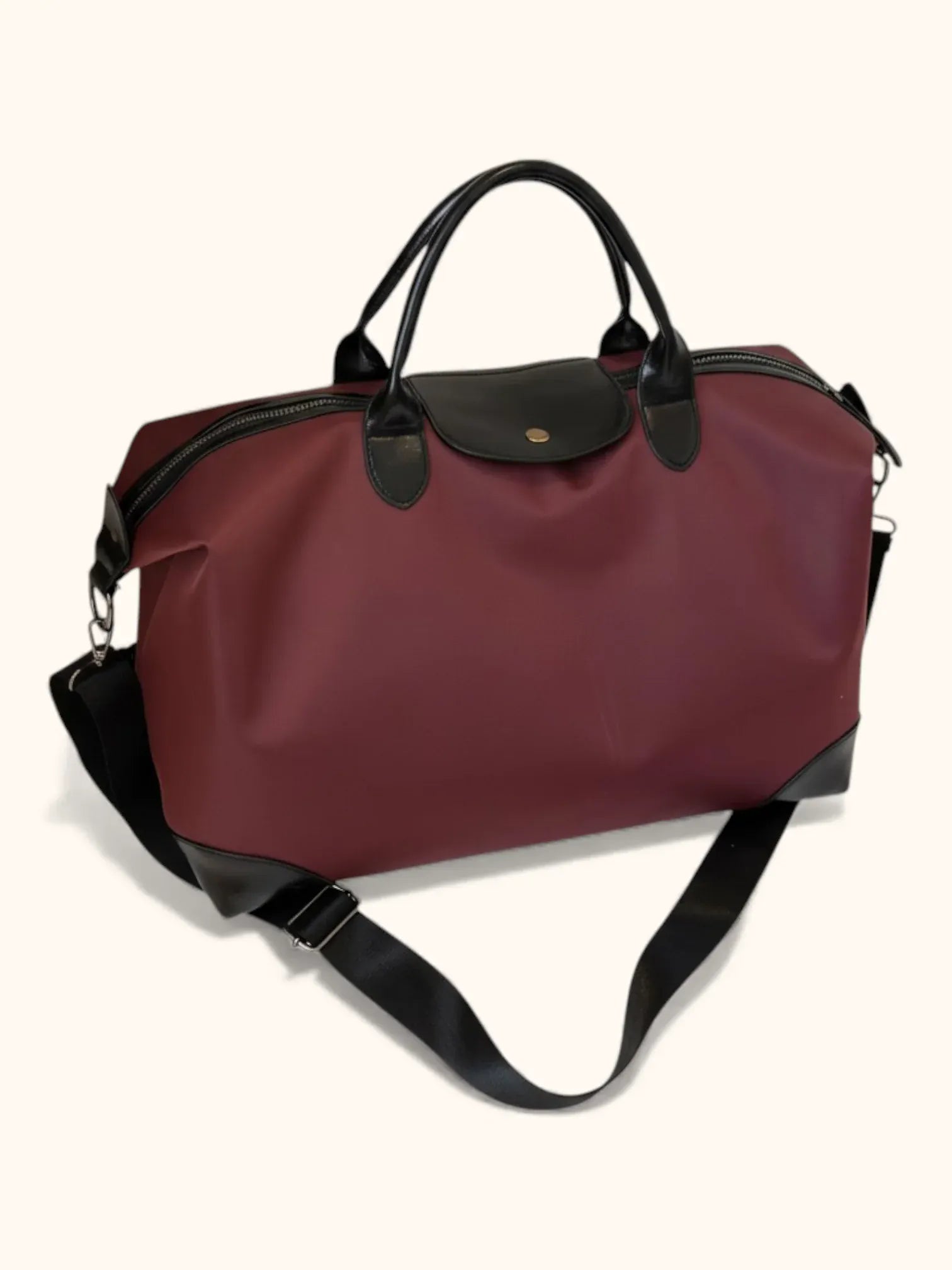 Sac de Cours en Nylon Rouge / 53x31x20 CM