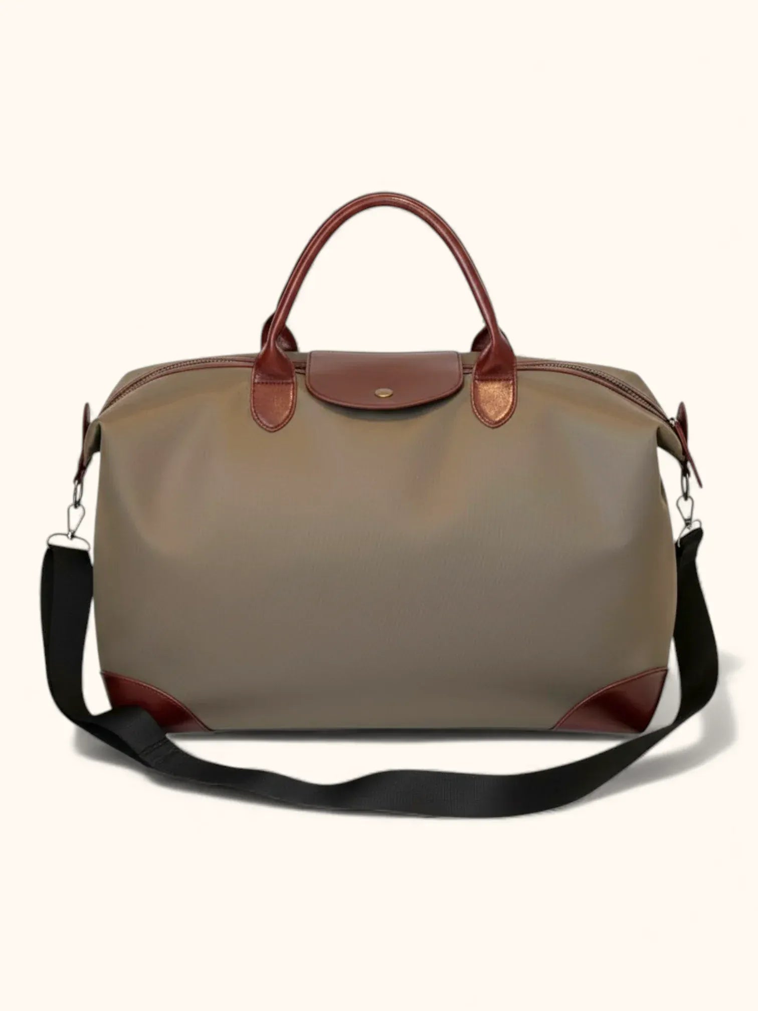 Sac de Cours en Nylon Khaki / 53x31x20 CM