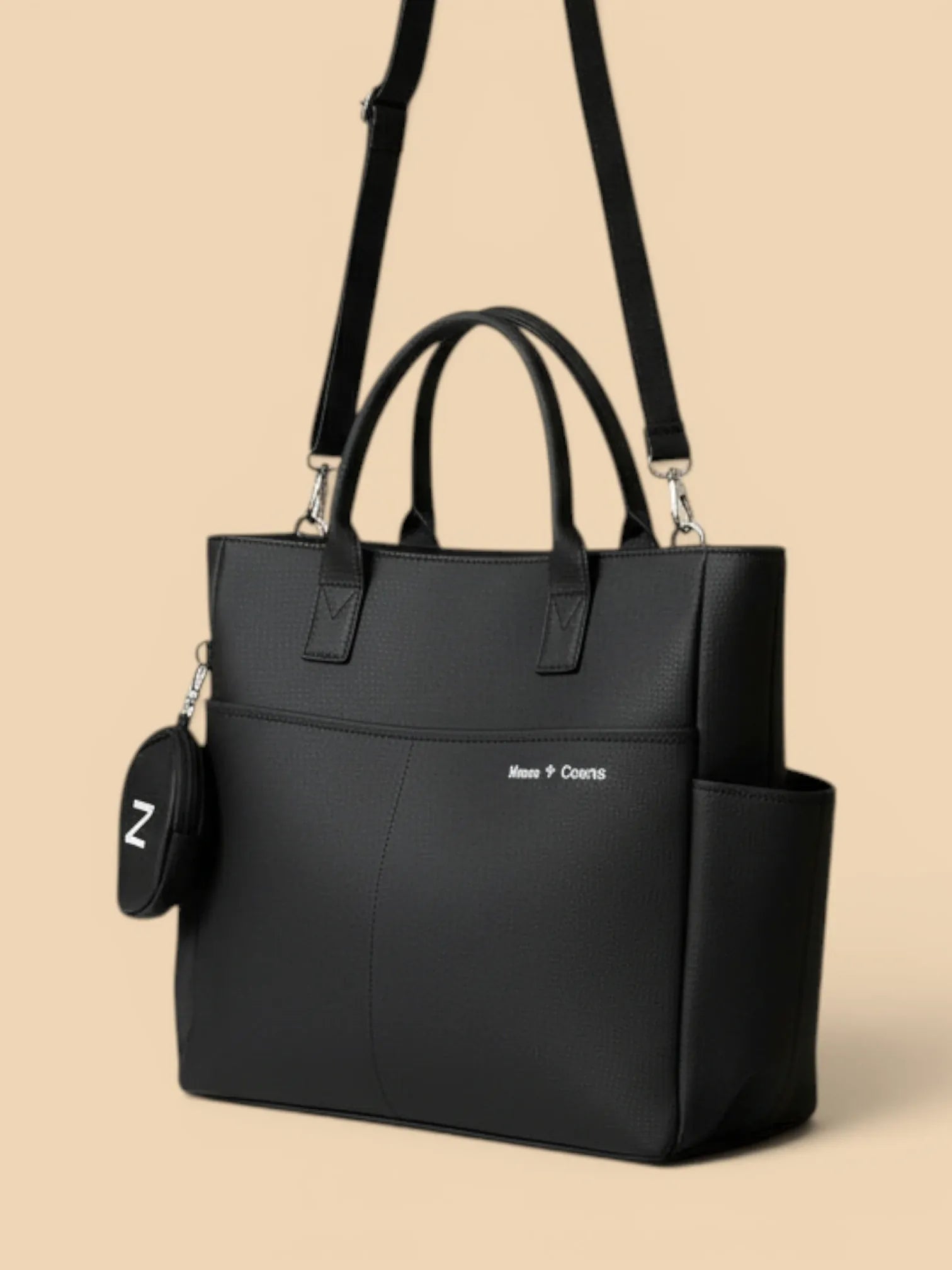 Sac de Cours Fac en Toile Noir