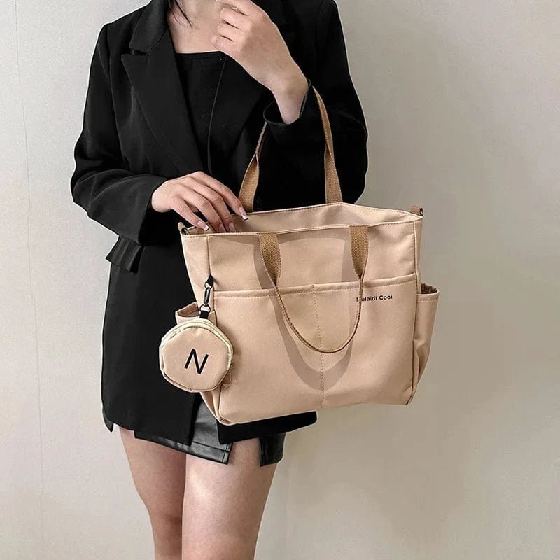 Sac de Cours Fac en Toile Khaki