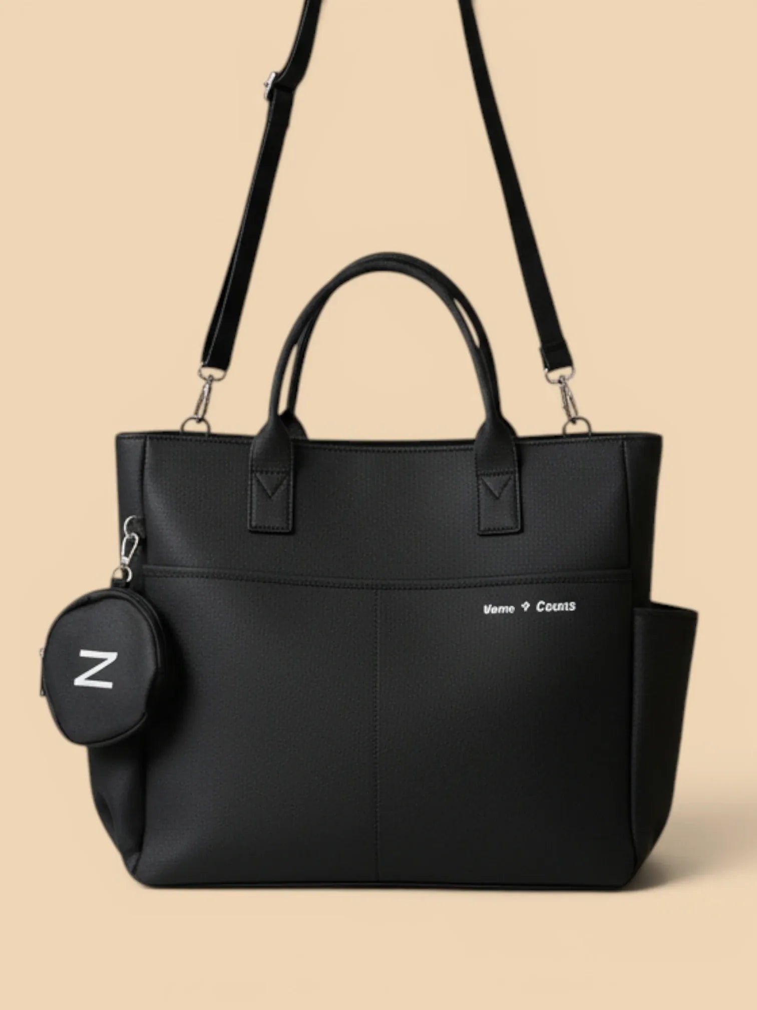 Sac de Cours Fac en Toile Noir