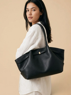 Sac de Cours Femme Élégant Similicuir Noir