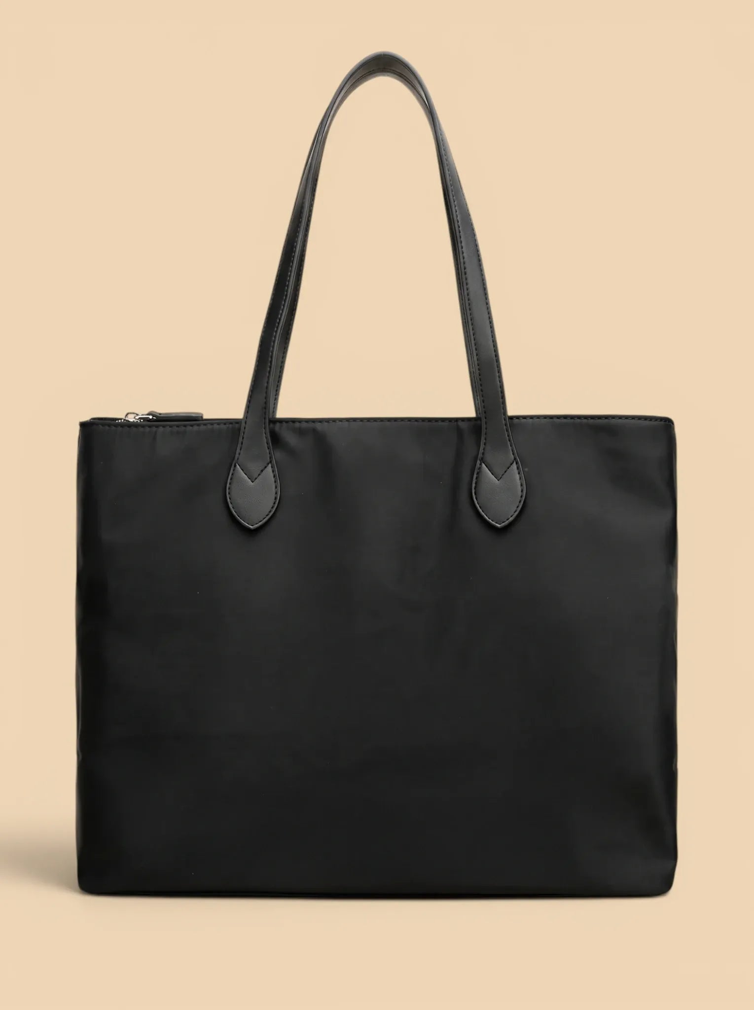 Sac de Cours Femme Tote Bag Nylon Imperméable Noir