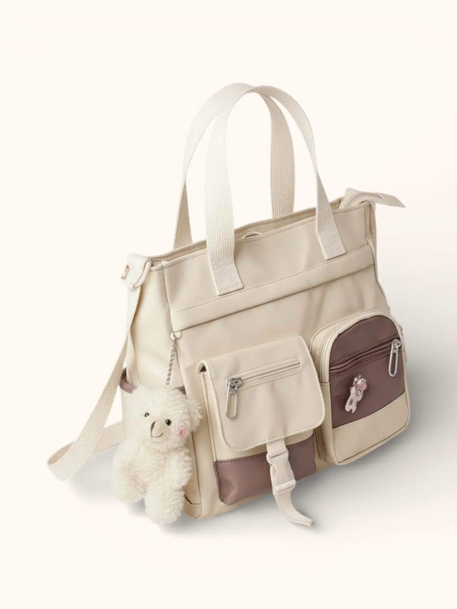Sac de Cours Japonais Beige