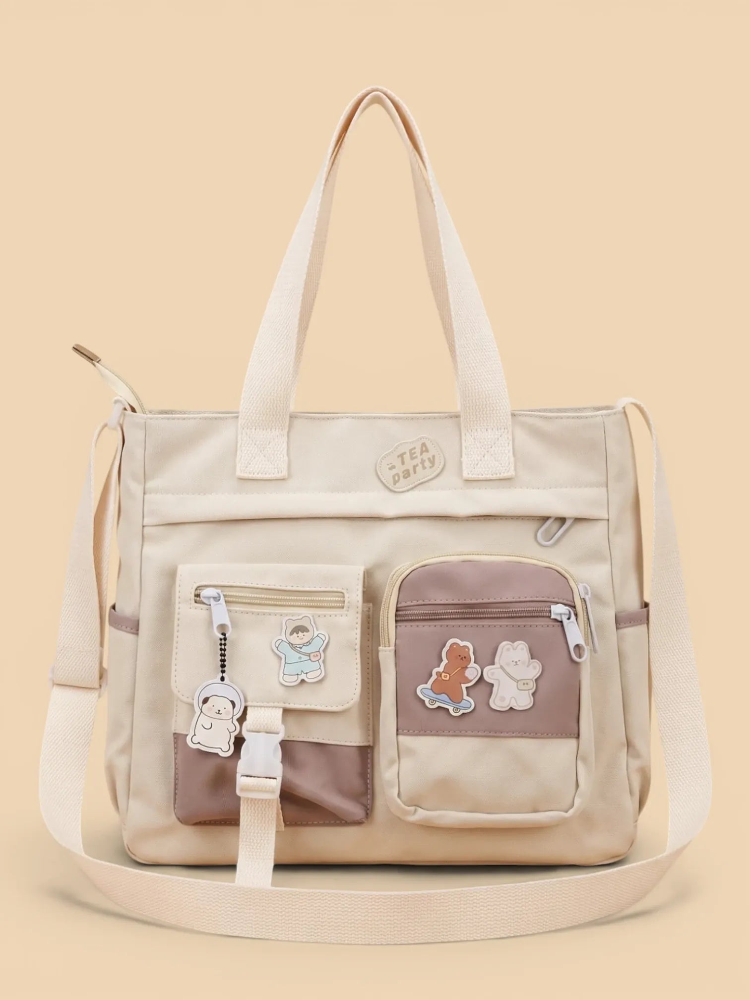 Sac de Cours Japonais Beige