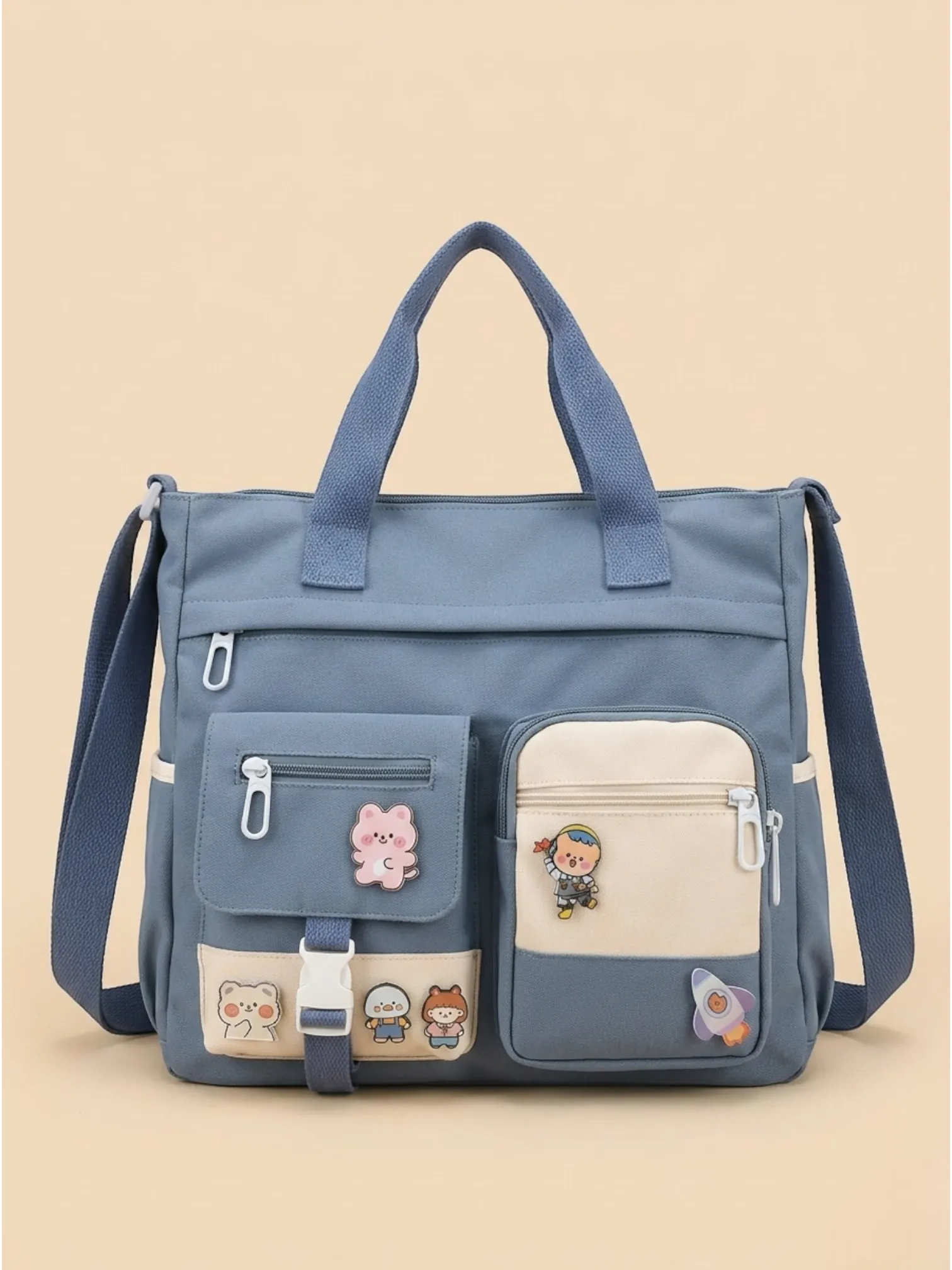 Sac de Cours Japonais Bleu