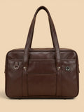Sac de Cours Japonais en Simili Cuir Marron
