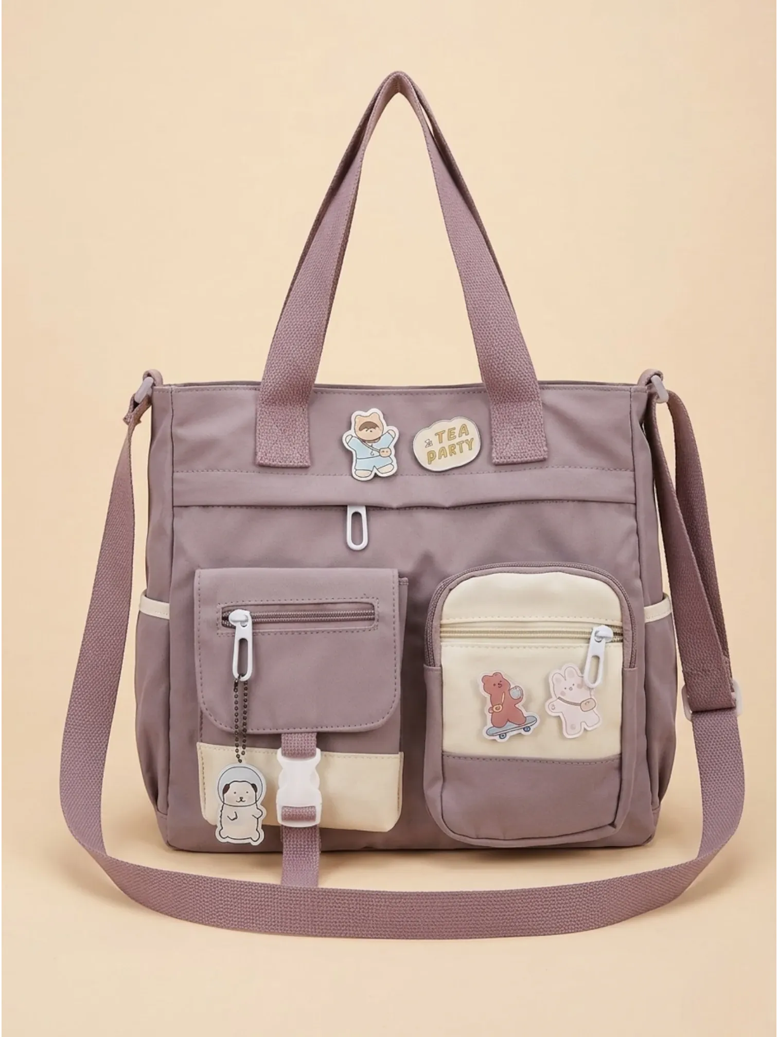 Sac de Cours Japonais Rose