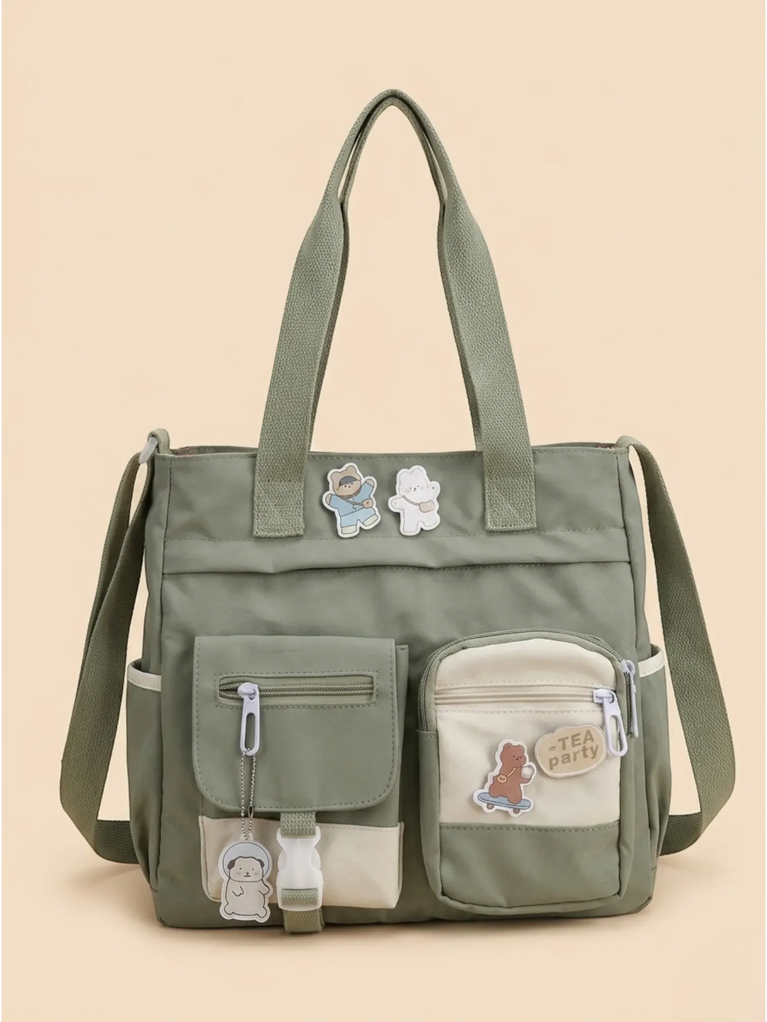 Sac de Cours Japonais Vert