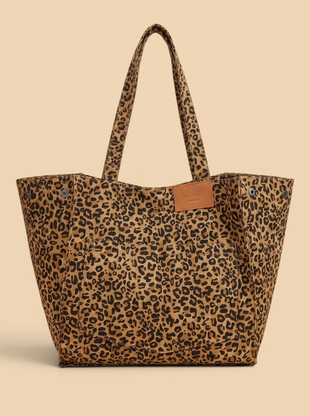 Sac de Cours Léopard Marron