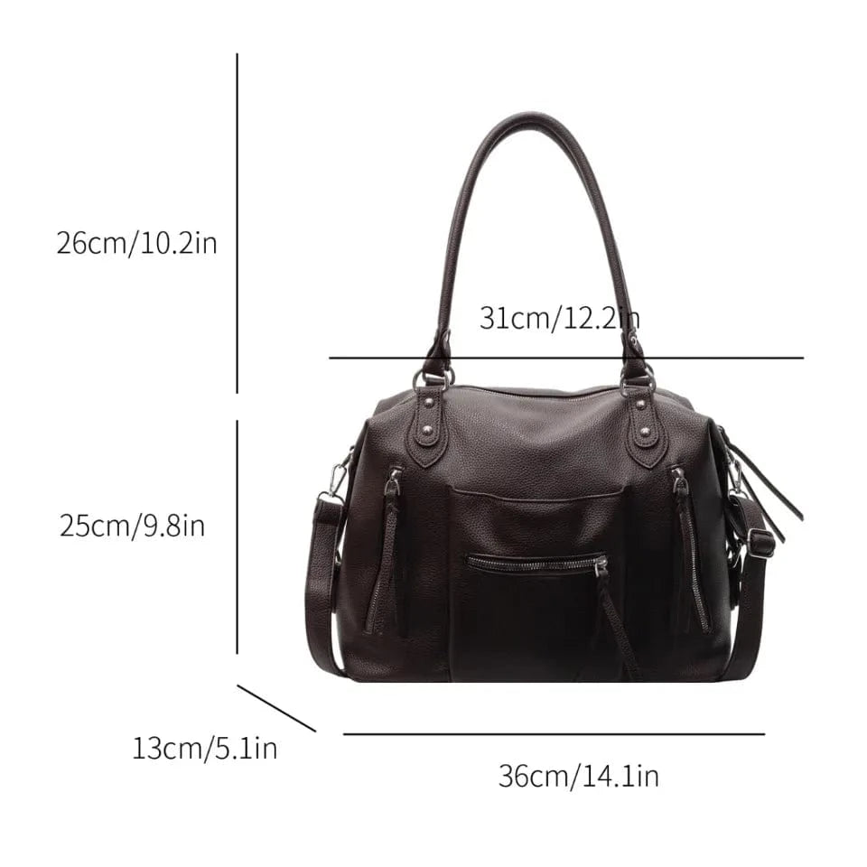 Sac de Cours Luxe Cuir