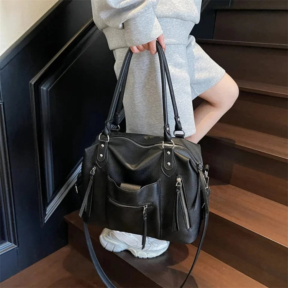 Sac de Cours Luxe Cuir